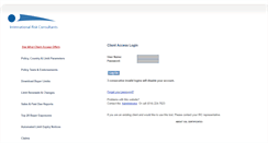 Desktop Screenshot of clients.irc-group.com